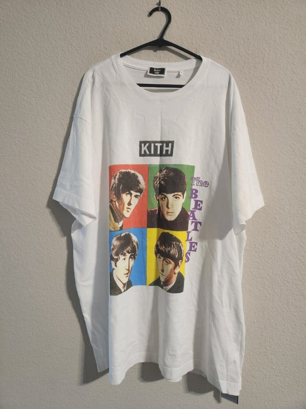 KITH x Beatles NWT 1962 Vintage Tee White Four-panel graphic size XL - Picture 2 of 6